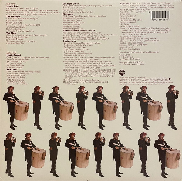 Chick Corea - Tap Step | Warner Bros. Records (BSK 3425) - 2 Chick Corea - Tap Step | Warner Bros. Records (BSK 3425) - 2