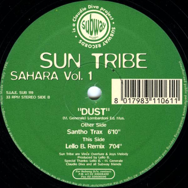 Sun Tribe - Sahara Vol. 1 | Subway Records (SUB 119) - main Sun Tribe - Sahara Vol. 1 | Subway Records (SUB 119) - main