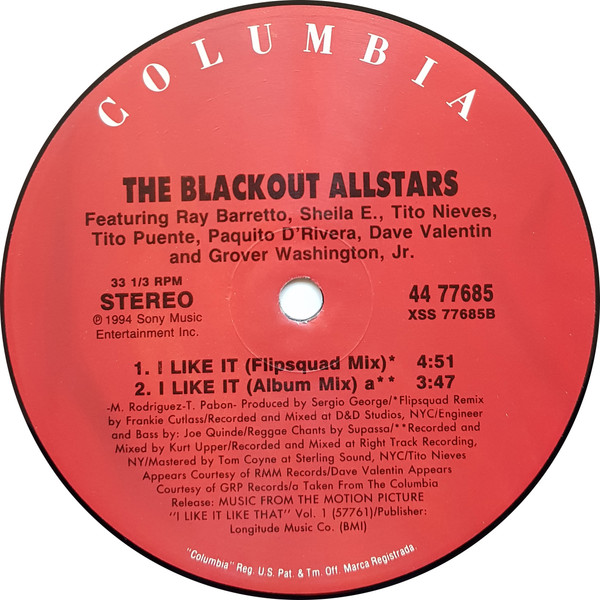 The Blackout Allstars - I Like It | Columbia (44 77685) - 4 The Blackout Allstars - I Like It | Columbia (44 77685) - 4
