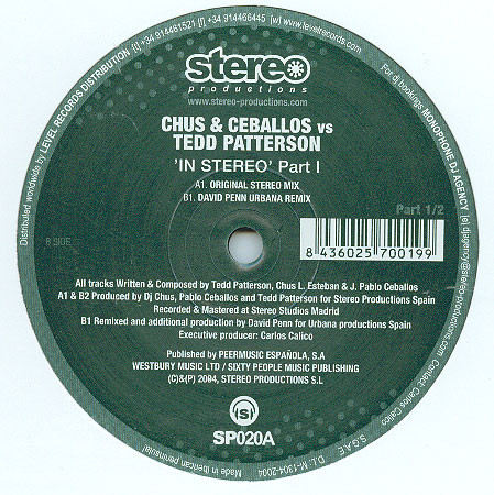 Chus & Ceballos  &  Tedd Patterson - In Stereo - Part 1 | Stereo Productions (SP020A)