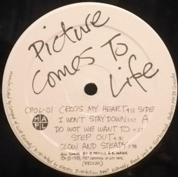 Picture Comes To Life - Picture Comes To Life | Cesspool Of Lust Records (CPOL-01) - 3