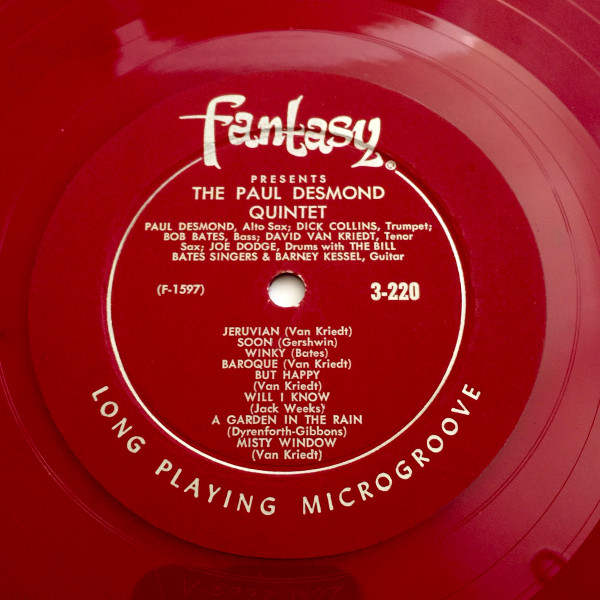 Gerry Mulligan , Gerry Mulligan Quartet Featuring Chet Baker , Chico Hamilton Also Paul Desmond , Barney Kessel , Dave Van Kriedt - Gerry Mulligan / Paul Desmond | Fantasy (3-220) - 4