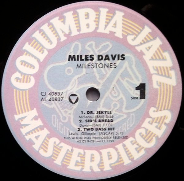 Miles Davis - Milestones | Columbia (CJ 40837) - 4