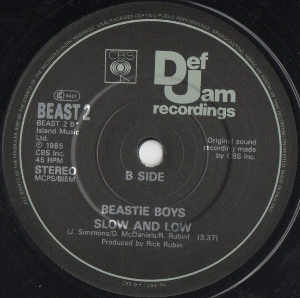 Beastie Boys - She's On It | Def Jam Recordings (BEAST 2) - 4
