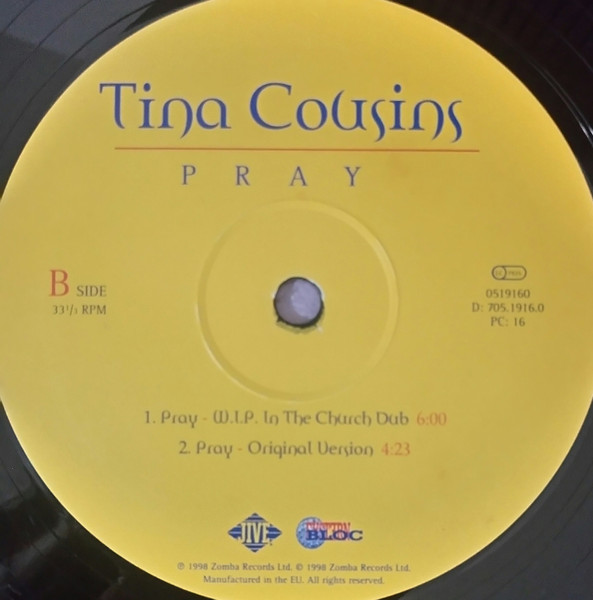 Tina Cousins - Pray | Jive (0519160) - 4 Tina Cousins - Pray | Jive (0519160) - 4