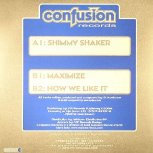 Scope DJ - Shimmy Shaker | Confusion Records (CON-013) - 2