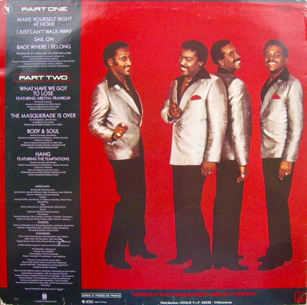 Four Tops - Back Where I Belong | Motown (542051) - 3