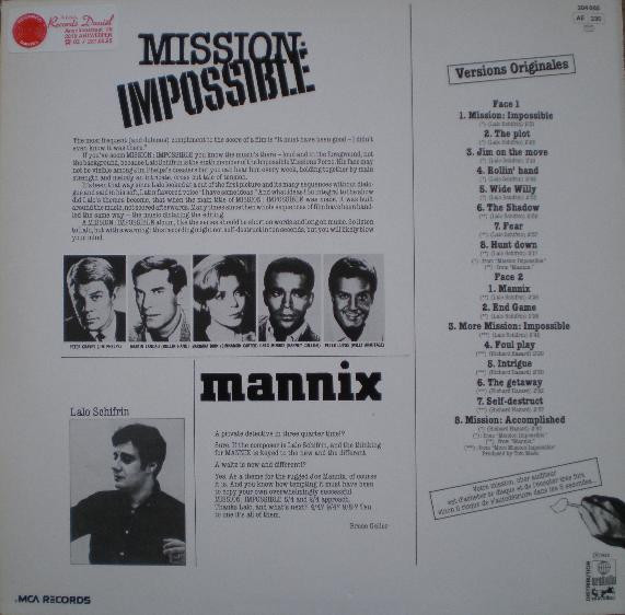 Lalo Schifrin - Mission: Impossible, Mannix, More Mission: Impossible | MCA Records (204 665) - main