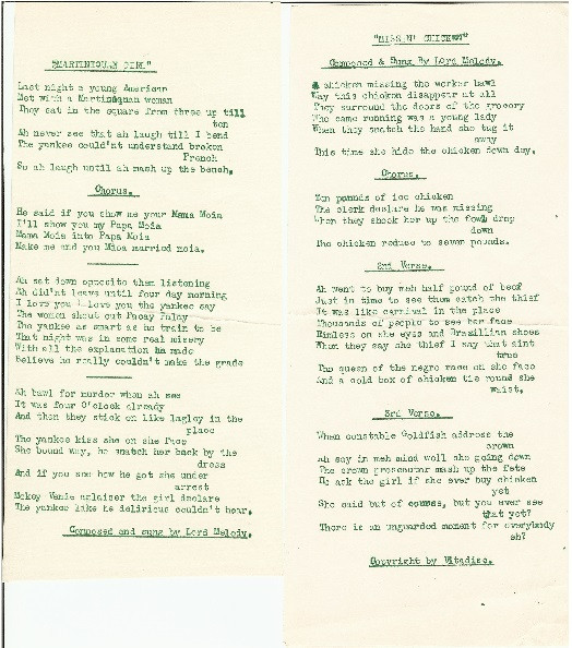 Lord Melody - Calypso Fiesta - Limbo In Trinidad | Vitadisc (TC/L.50) - 3