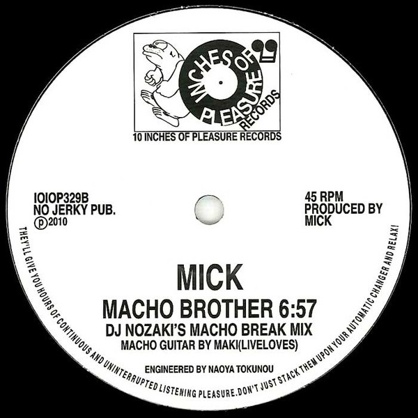 Mick - Macho Brother | 10 Inches Of Pleasure Records (IOIOP329) - main Mick - Macho Brother | 10 Inches Of Pleasure Records (IOIOP329) - main
