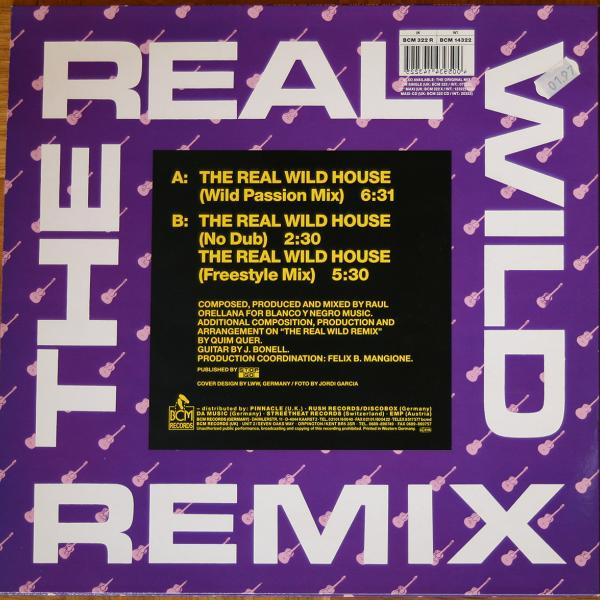 Raúl Orellana - The Real Wild Remix | BCM Records (BCM 14322) - 2