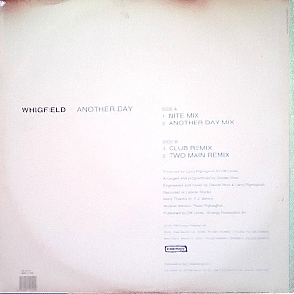 Whigfield - Another Day | X-Energy Records (XR-12142) - 2 Whigfield - Another Day | X-Energy Records (XR-12142) - 2