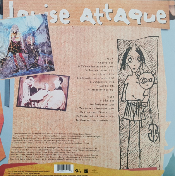 Louise Attaque - Louise Attaque | Barclay (067 507 1) - 2 Louise Attaque - Louise Attaque | Barclay (067 507 1) - 2