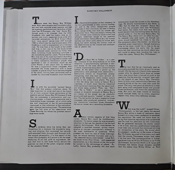 Sonny Boy Williamson - This Is My Story | Chess (CH 50020) - 3 Sonny Boy Williamson - This Is My Story | Chess (CH 50020) - 3