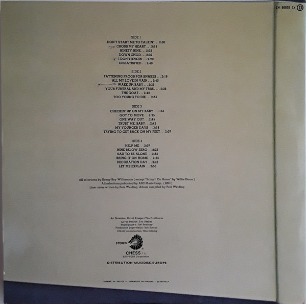 Sonny Boy Williamson - This Is My Story | Chess (CH 50020) - 2 Sonny Boy Williamson - This Is My Story | Chess (CH 50020) - 2