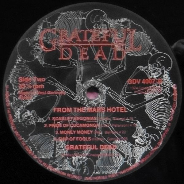 The Grateful Dead - From The Mars Hotel | Grateful Dead Records (GDV 4007) - 4