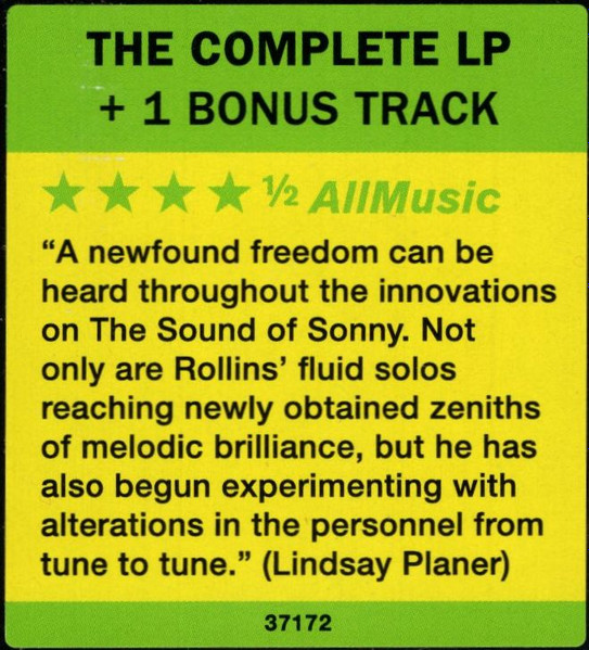 Sonny Rollins - The Sound Of Sonny | Jazz Images (37172) - 3