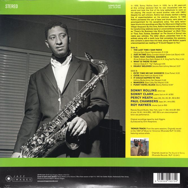 Sonny Rollins - The Sound Of Sonny | Jazz Images (37172) - 2