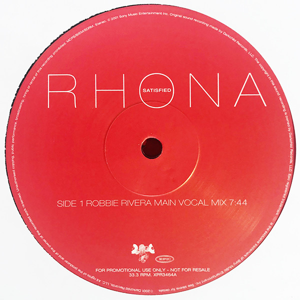Rhona - Satisfied | Epic (XPR3464) - 3