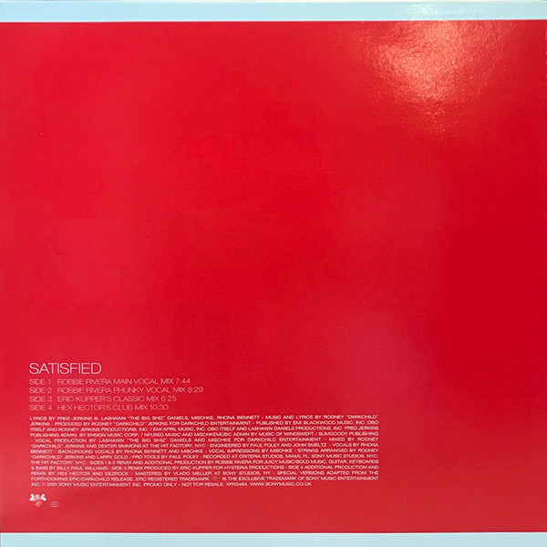 Rhona - Satisfied | Epic (XPR3464) - 2