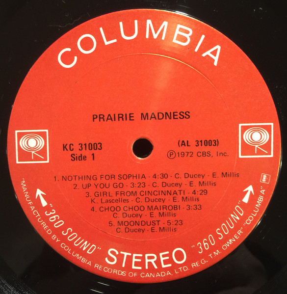 Prairie Madness - Prairie Madness | Columbia (KC 31003) - 3