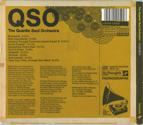 The Quantic Soul Orchestra - Stampede | Tru Thoughts (TRUCD029) - 2 The Quantic Soul Orchestra - Stampede | Tru Thoughts (TRUCD029) - 2