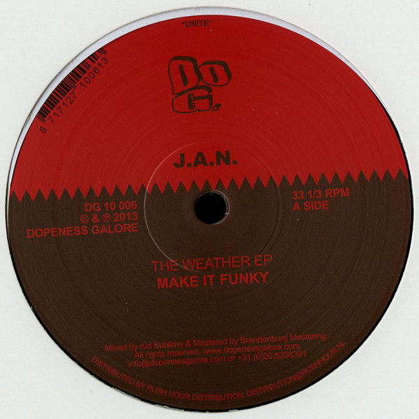 J.A.N. - The Weather EP | Dopeness Galore (DG 10 006) - main