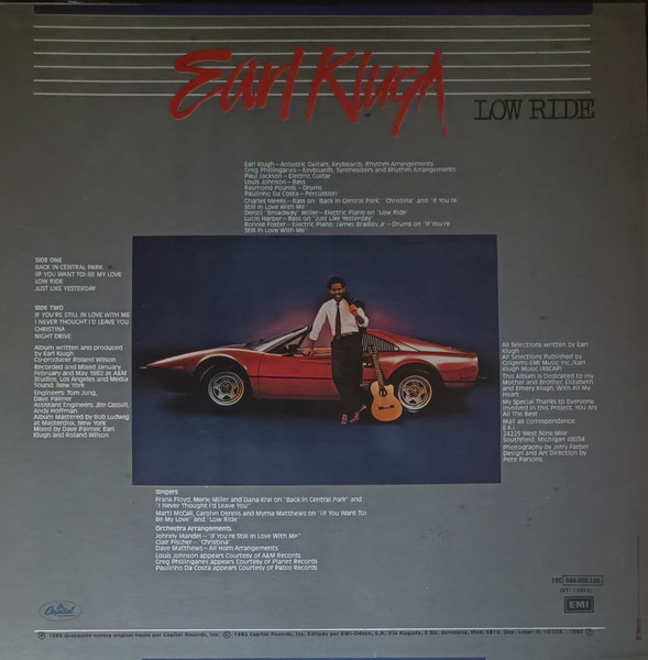 Earl Klugh - Low Ride | Capitol Records (10 C 064-400 166) - 2