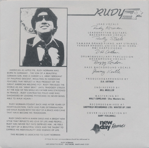 Rudy Norman - Harmony / Back To The Streets | New Day Records (RBN-80 SRL1577) - 2 Rudy Norman - Harmony / Back To The Streets | New Day Records (RBN-80 SRL1577) - 2