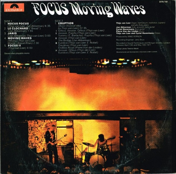 Focus - Moving Waves | Polydor (2310 150)