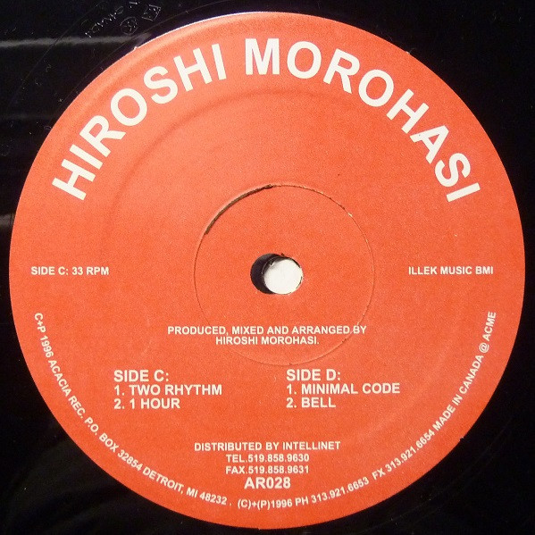 Hiroshi Morohashi - Untitled | Acacia Records (AR028) - 3 Hiroshi Morohashi - Untitled | Acacia Records (AR028) - 3