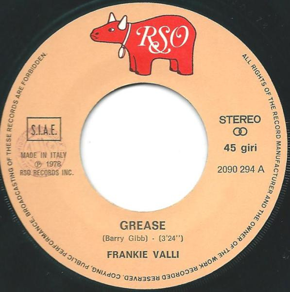 Frankie Valli - Grease | RSO (2090 294) - 3