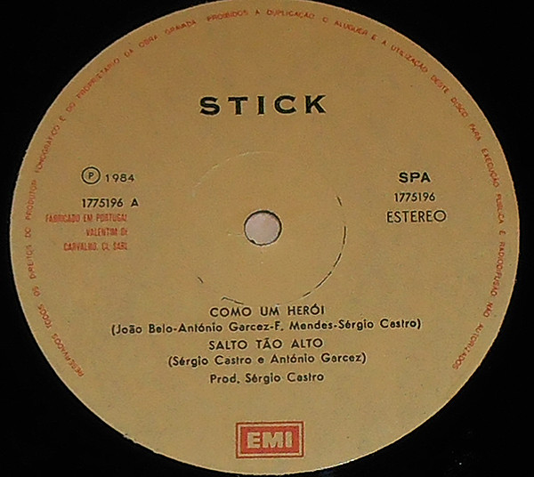 Stick - Como Um Herói | EMI (1775206) - 2 Stick - Como Um Herói | EMI (1775206) - 2