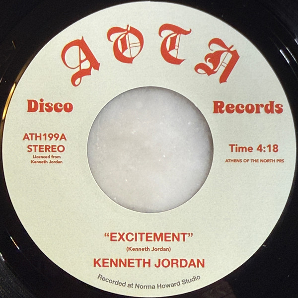 Kenneth Jordan - Excitement | Athens Of The North (ATH199)