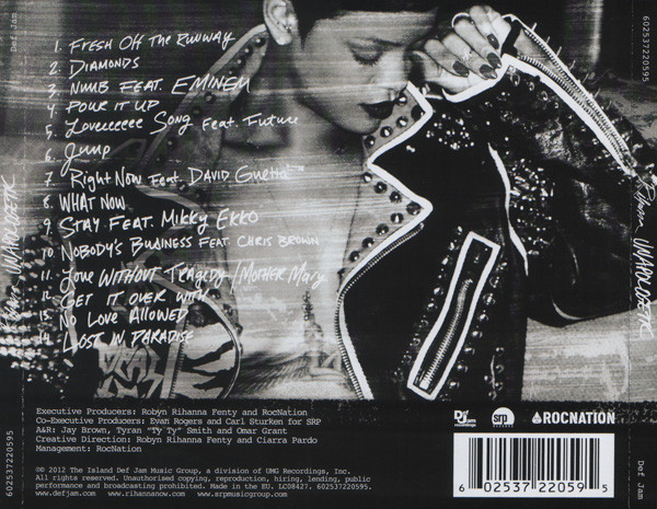 Rihanna - Unapologetic | Def Jam Recordings (602537220595) - 2