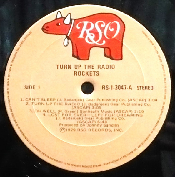 The Rockets - Turn Up The Radio | RSO (RS-1-3047) - 3