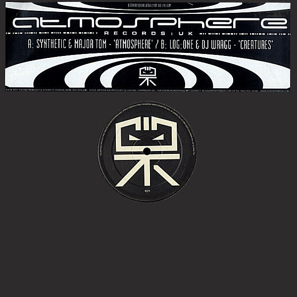 Synthetic & Major Tom / Log:One & DJ Wragg - Atmosphere / Creatures | Atmosphere Records UK (ATMOSUK001)