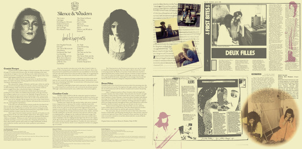 Deux Filles - Silence & Wisdom / Double Happiness | Dark Entries (DE-120) - 3