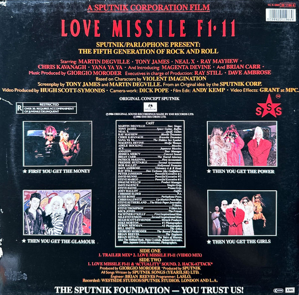 Sigue Sigue Sputnik - Love Missile F1-11 | Parlophone (1C K 060 20 1196 6) - 2