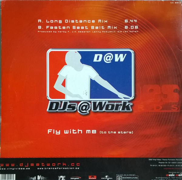 DJs @ Work - Fly With Me (To The Stars) | Vinyl Vibes Records (VV 010) - 2