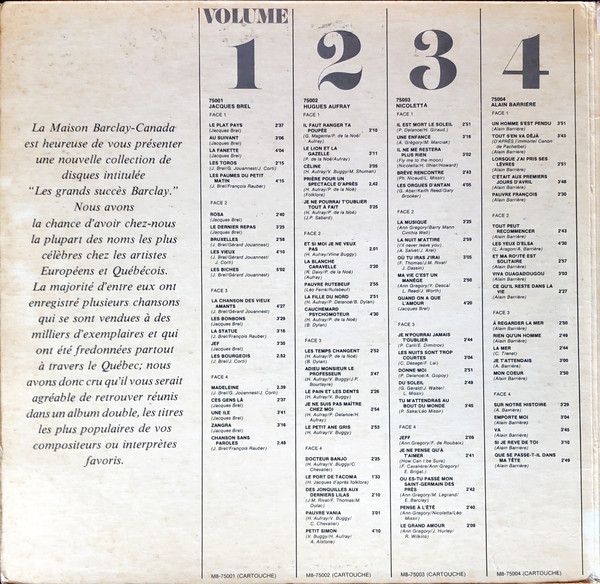 Michel Delpech - Les Grands Succès Barclay Vol. 11 (2LP) [Vinyl] | Barclay (75011) - 2