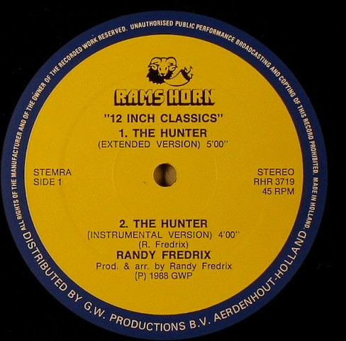 Randy Fredrix - The Hunter | Rams Horn Records (RHR 3719)