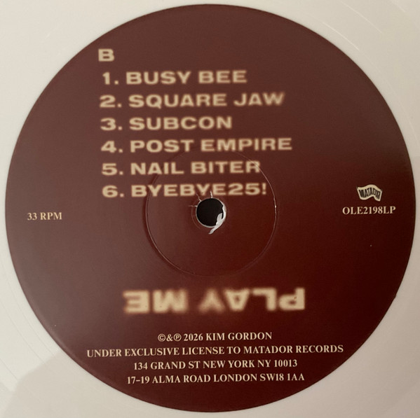 Kim Gordon - Play Me | Matador (OLE2198LPE) - 4