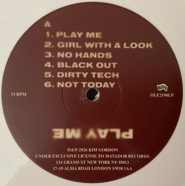 Kim Gordon - Play Me | Matador (OLE2198LPE) - 3