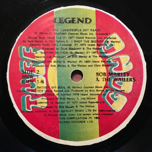 Bob Marley & The Wailers - Legend - The Best Of Bob Marley And The Wailers | Tuff Gong (422-846 210-1) - 4