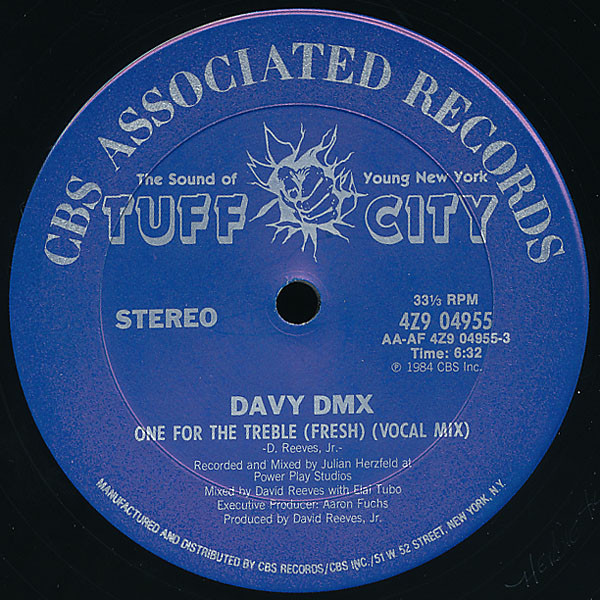 Davy DMX - One For The Treble (Fresh) | Tuff City (4Z9 04955)