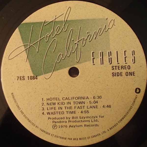 Eagles - Hotel California | Asylum Records (7ES-1084) - 3 Eagles - Hotel California | Asylum Records (7ES-1084) - 3