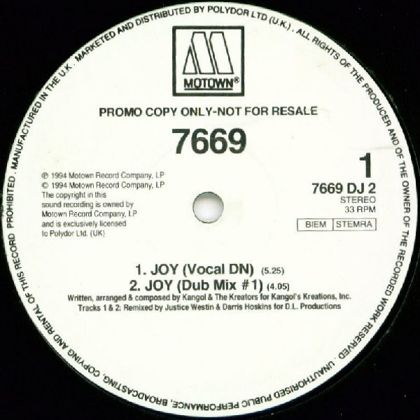 7669 - Joy | Motown (7669 DJ 2) - main