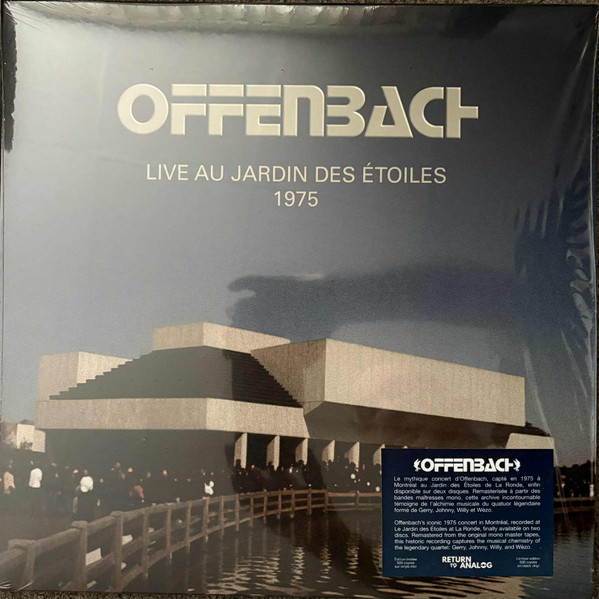Offenbach - Live Au Jardin Des Étoiles 1975 | Return To Analog (RTA-162) - main