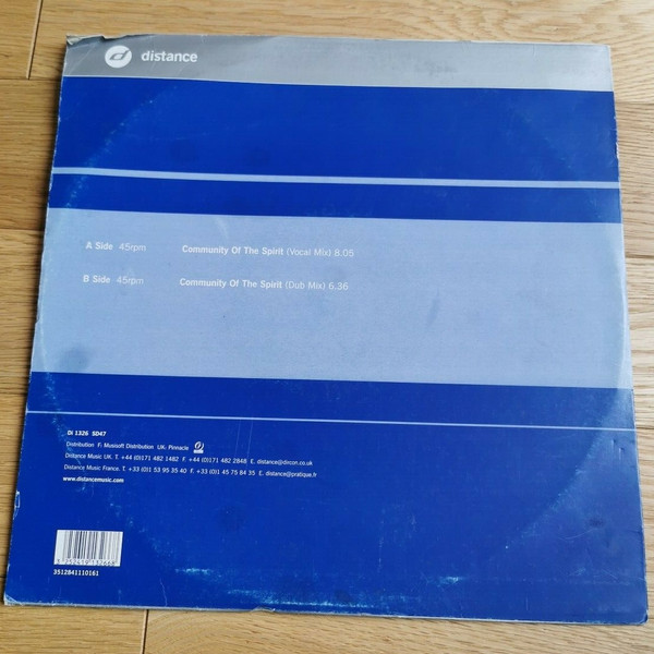 Danny Rampling - Community Of The Spirit | Distance (Di 1326) - 2